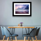 Purple Night Beach Wall Art