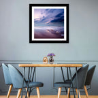 Purple Night Beach Wall Art