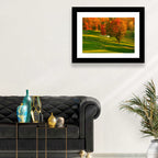 Golden Hour Golf Course Wall Art