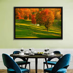 Golden Hour Golf Course Wall Art