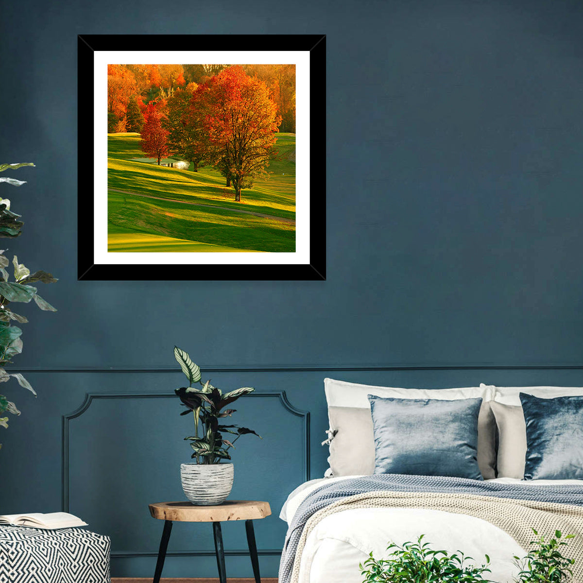 Golden Hour Golf Course Wall Art