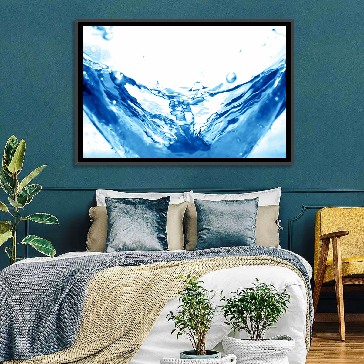 High-speed Water Splash Wall Art