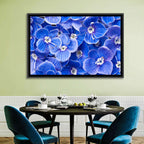 Blue Wildflower Close-up Wall Art