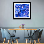 Blue Wildflower Close-up Wall Art