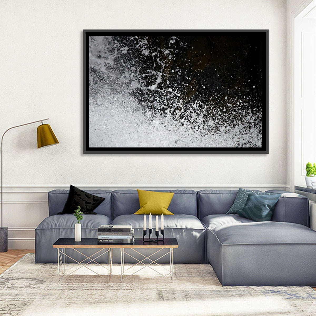 High-speed Water Splash Wall Art