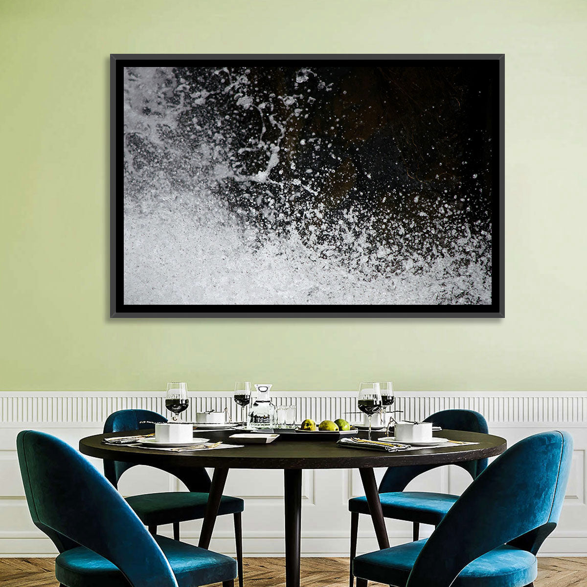 High-speed Water Splash Wall Art