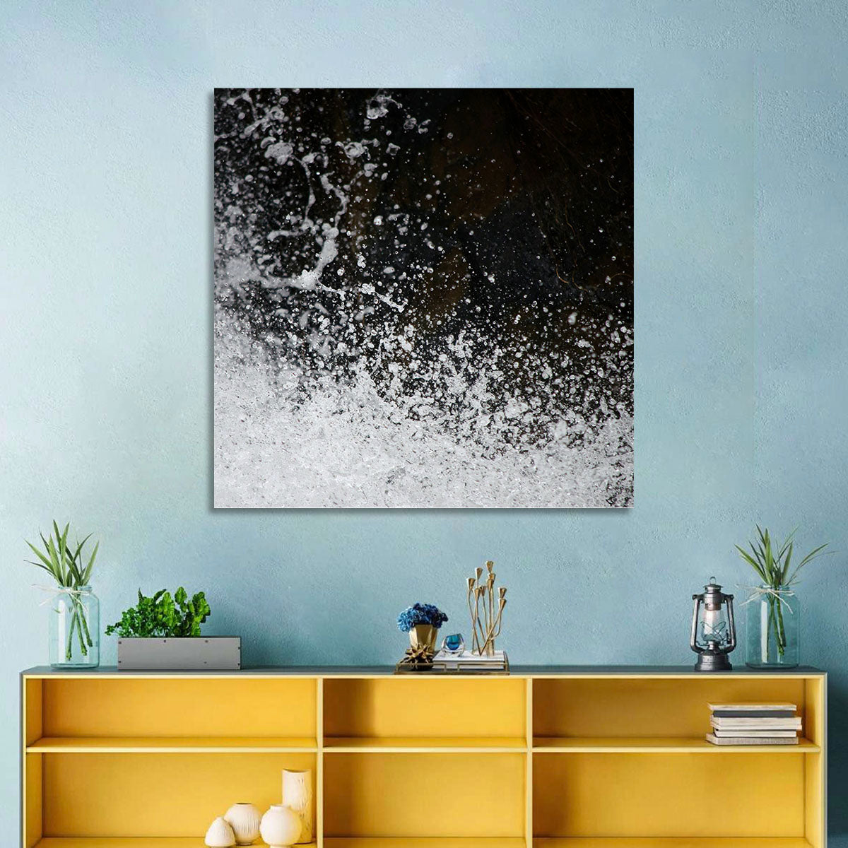 High-speed Water Splash Wall Art