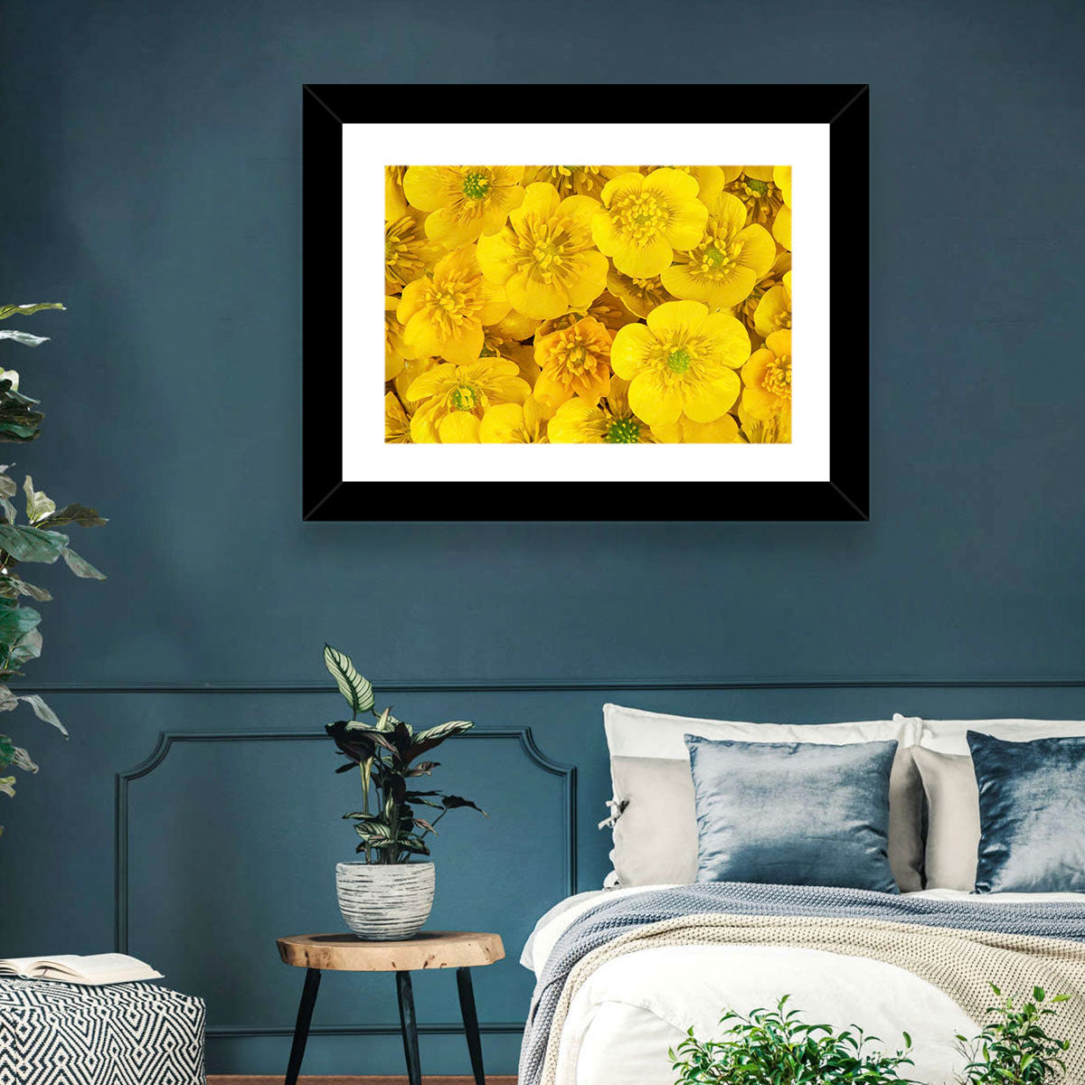 Yellow Buttercup Close-up Wall Art