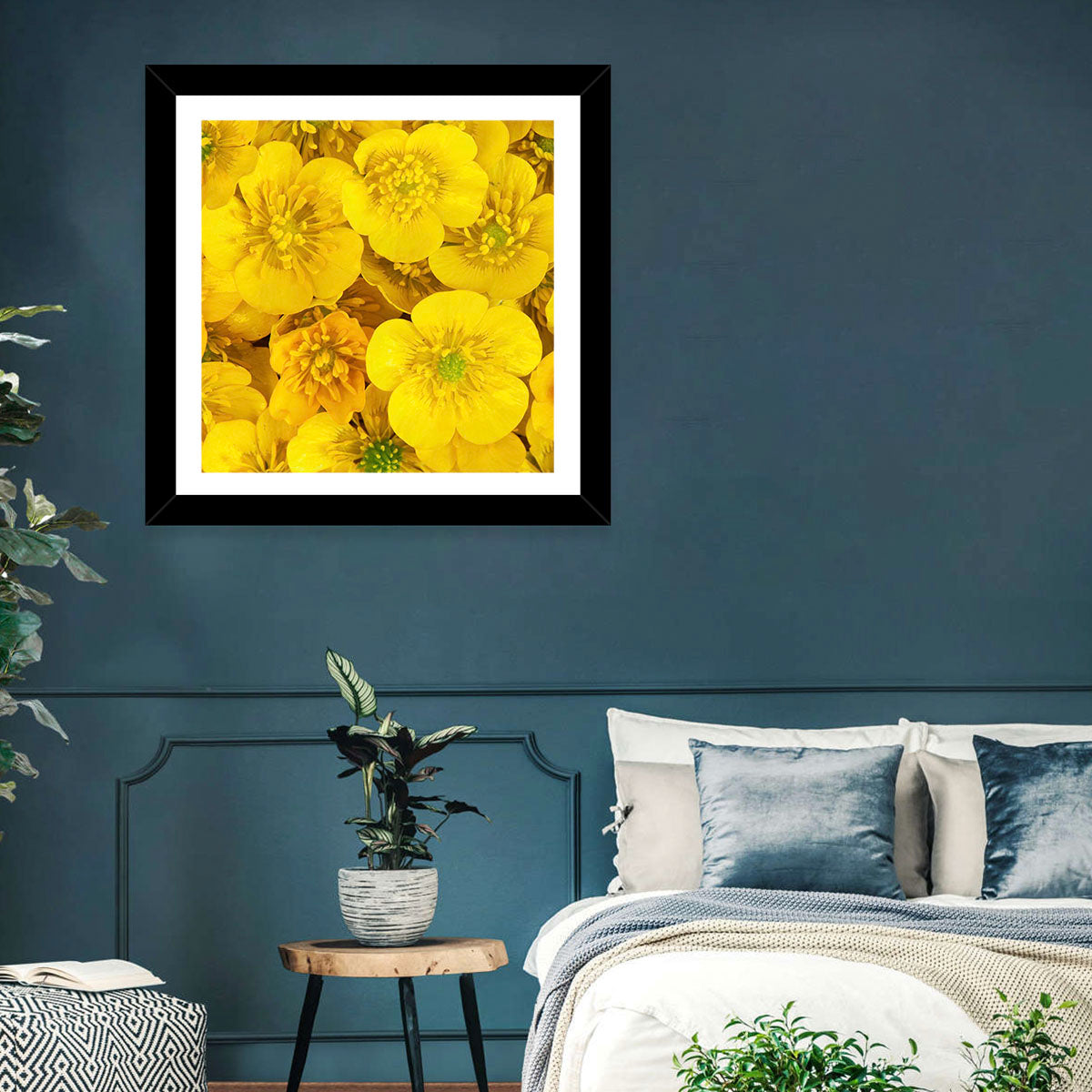 Yellow Buttercup Close-up Wall Art