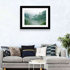 Misty Rainforest Morning Wall Art