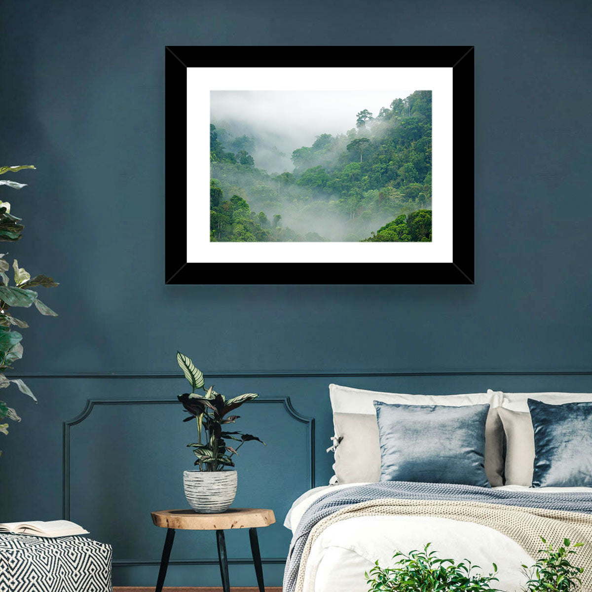 Misty Rainforest Morning Wall Art