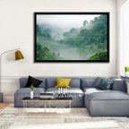 Misty Rainforest Morning Wall Art