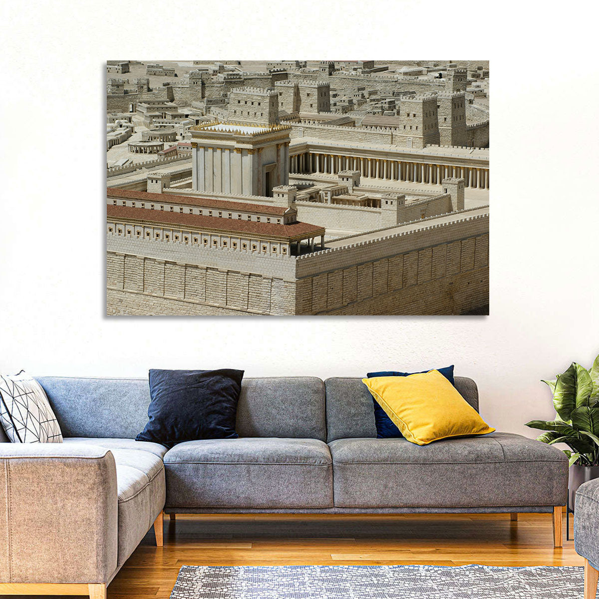Holyland Model Second Temple Wall Art
