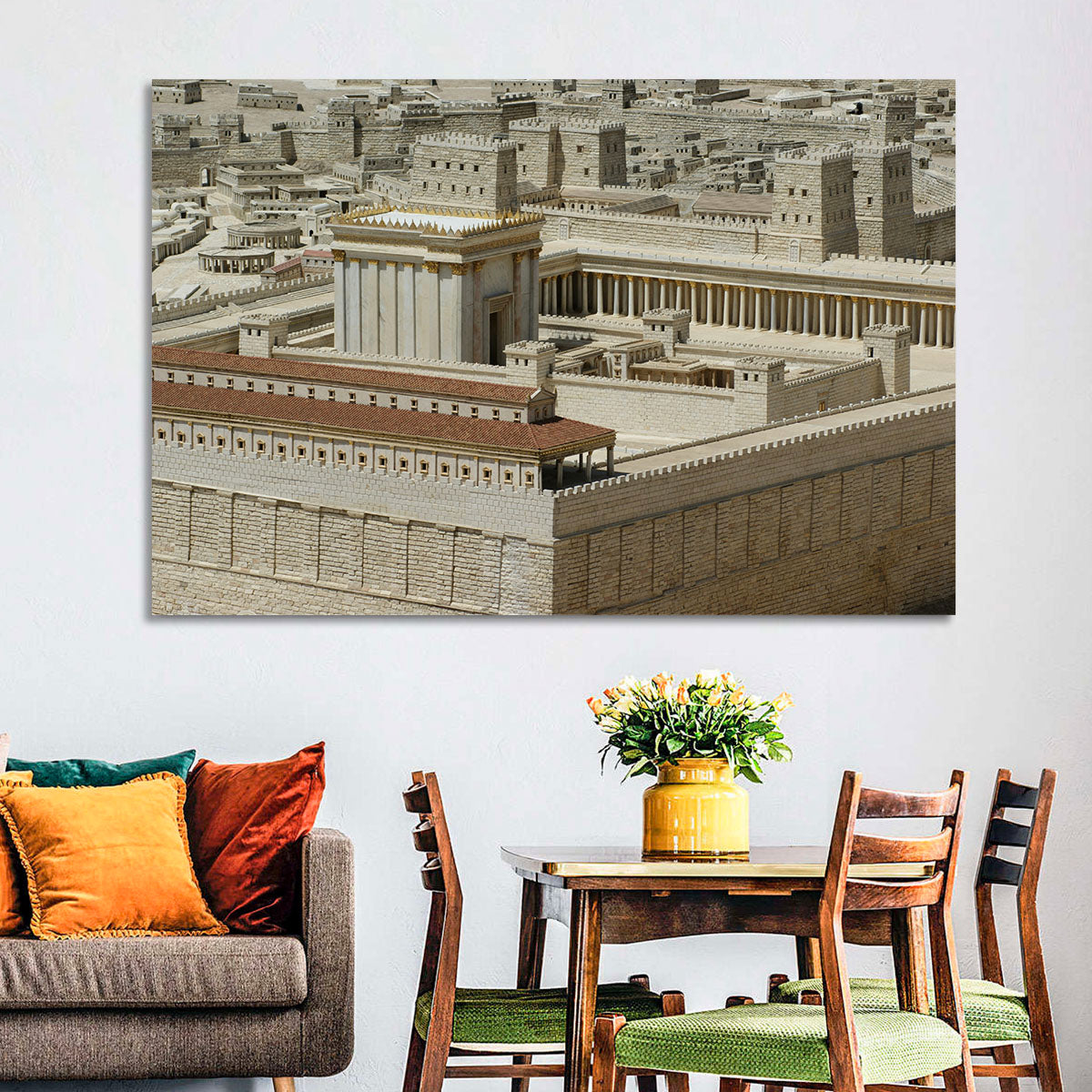 Holyland Model Second Temple Wall Art