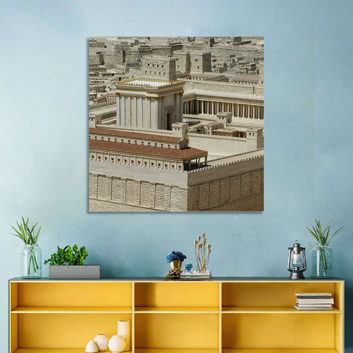 Holyland Model Second Temple Wall Art