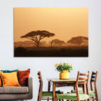 Amboseli Savanna Sunset Wall Art