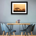 Amboseli Savanna Sunset Wall Art