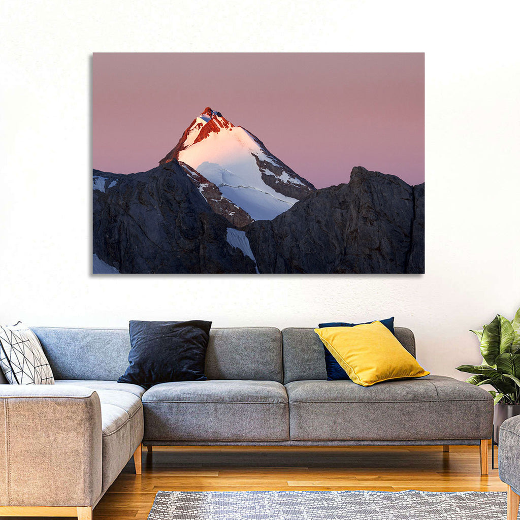 Mount Chimtarga Alpenglow Wall Art