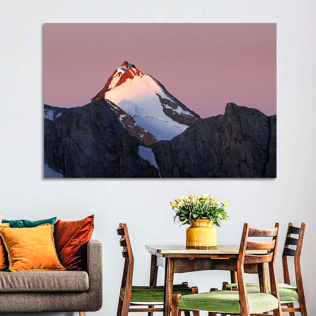 Mount Chimtarga Alpenglow Wall Art