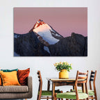 Mount Chimtarga Alpenglow Wall Art