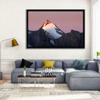 Mount Chimtarga Alpenglow Wall Art