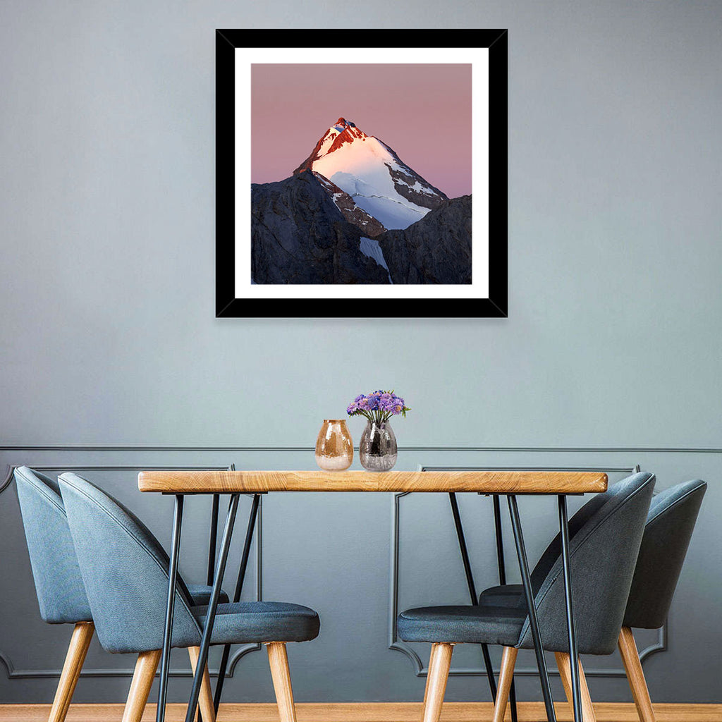 Mount Chimtarga Alpenglow Wall Art