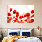 Red Poppy Field Wall Art