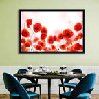 Red Poppy Field Wall Art