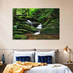 Mossy Rainforest Stream Wall Art