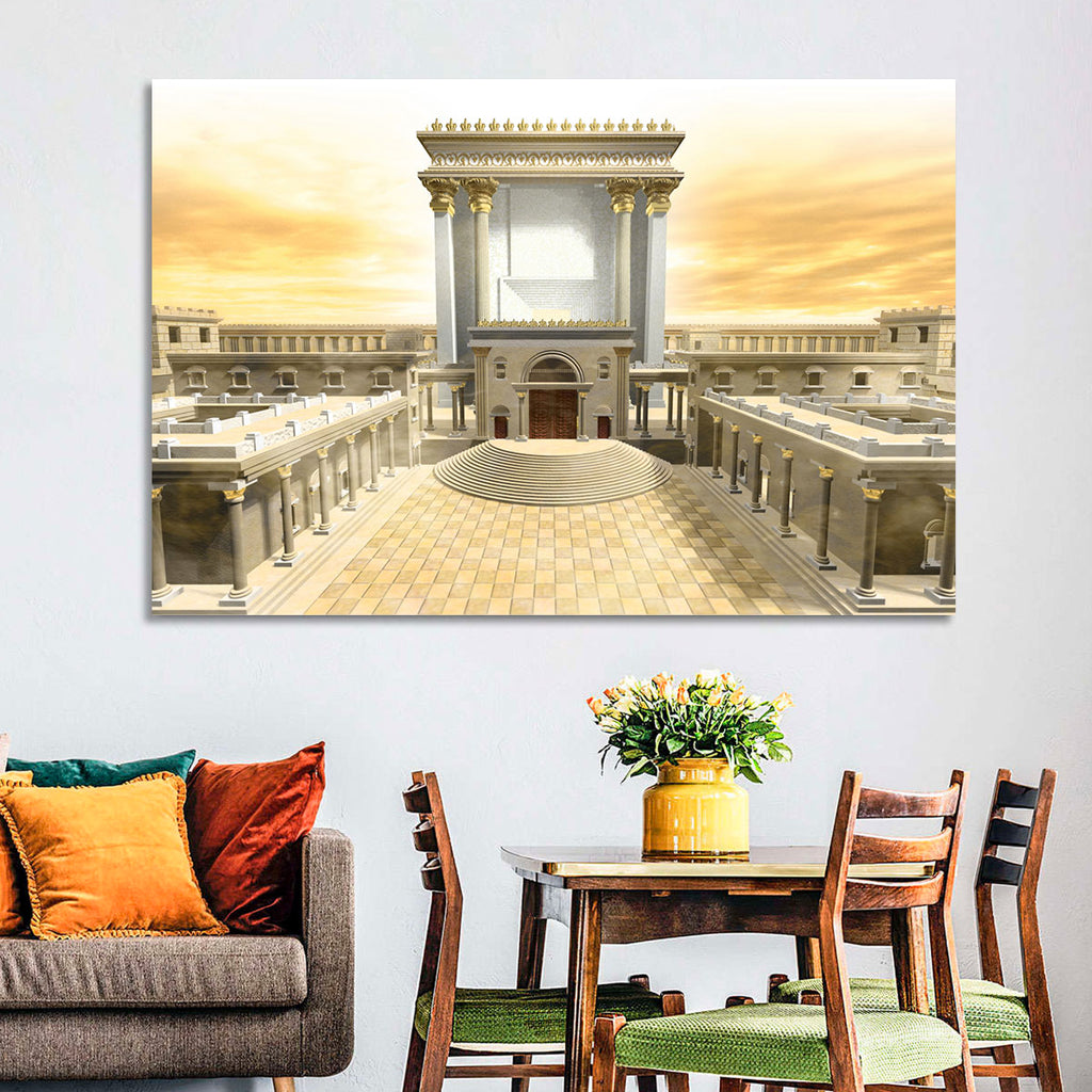 Herodian Temple at Sunset Wall Art