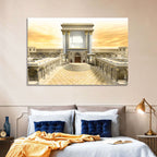Herodian Temple at Sunset Wall Art