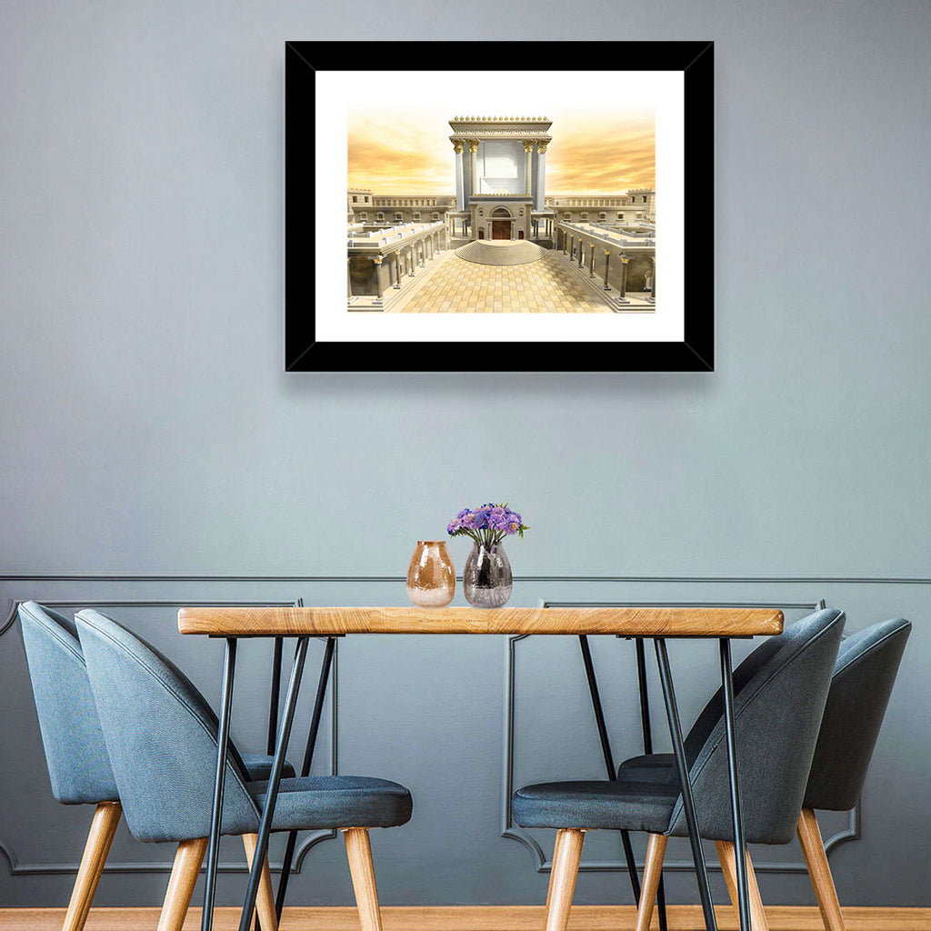 Herodian Temple at Sunset Wall Art