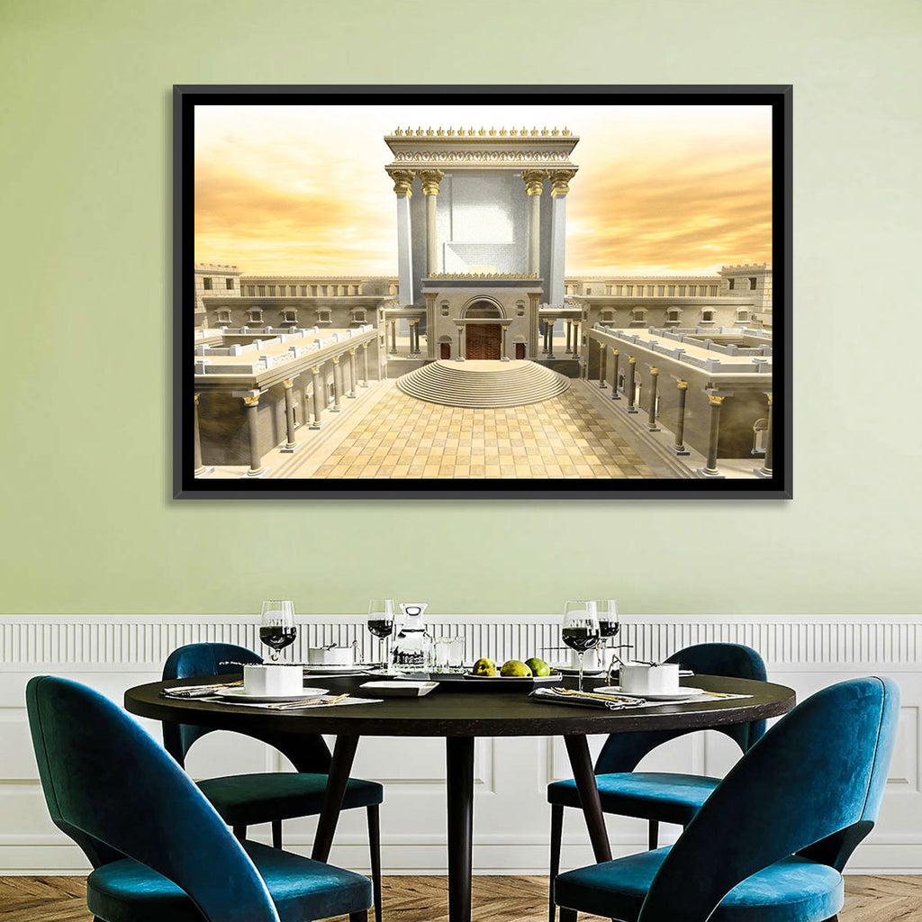 Herodian Temple at Sunset Wall Art