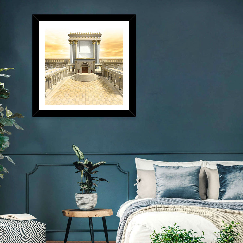 Herodian Temple at Sunset Wall Art