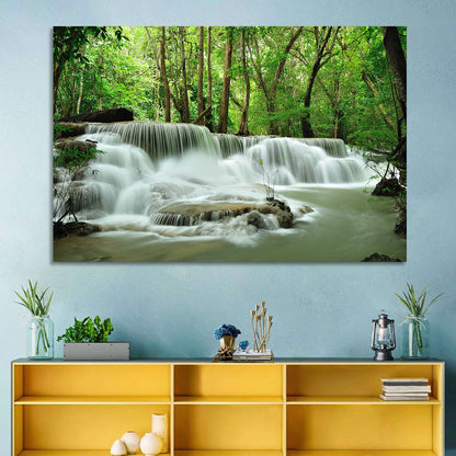 Forest Waterfall Wall Art