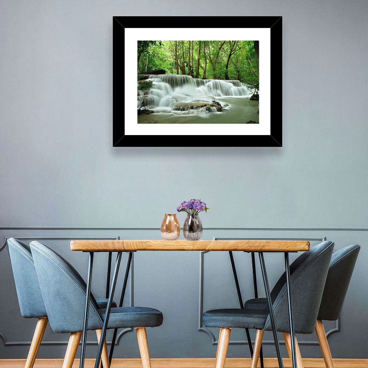 Erawan Falls Forest Cascade Wall Art