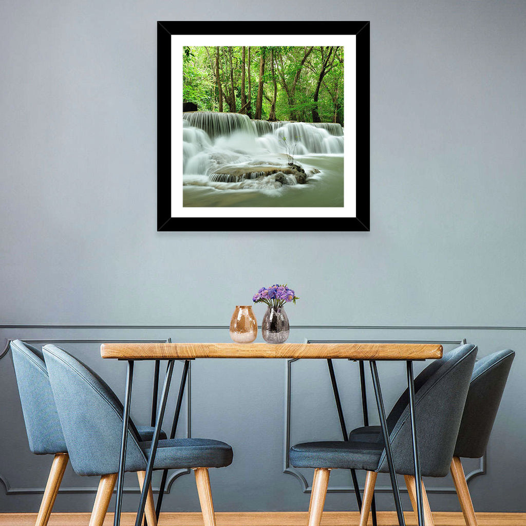 Erawan Falls Forest Cascade Wall Art