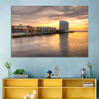 Limerick Riverside at Dusk Wall Art