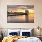 Limerick Riverside at Dusk Wall Art