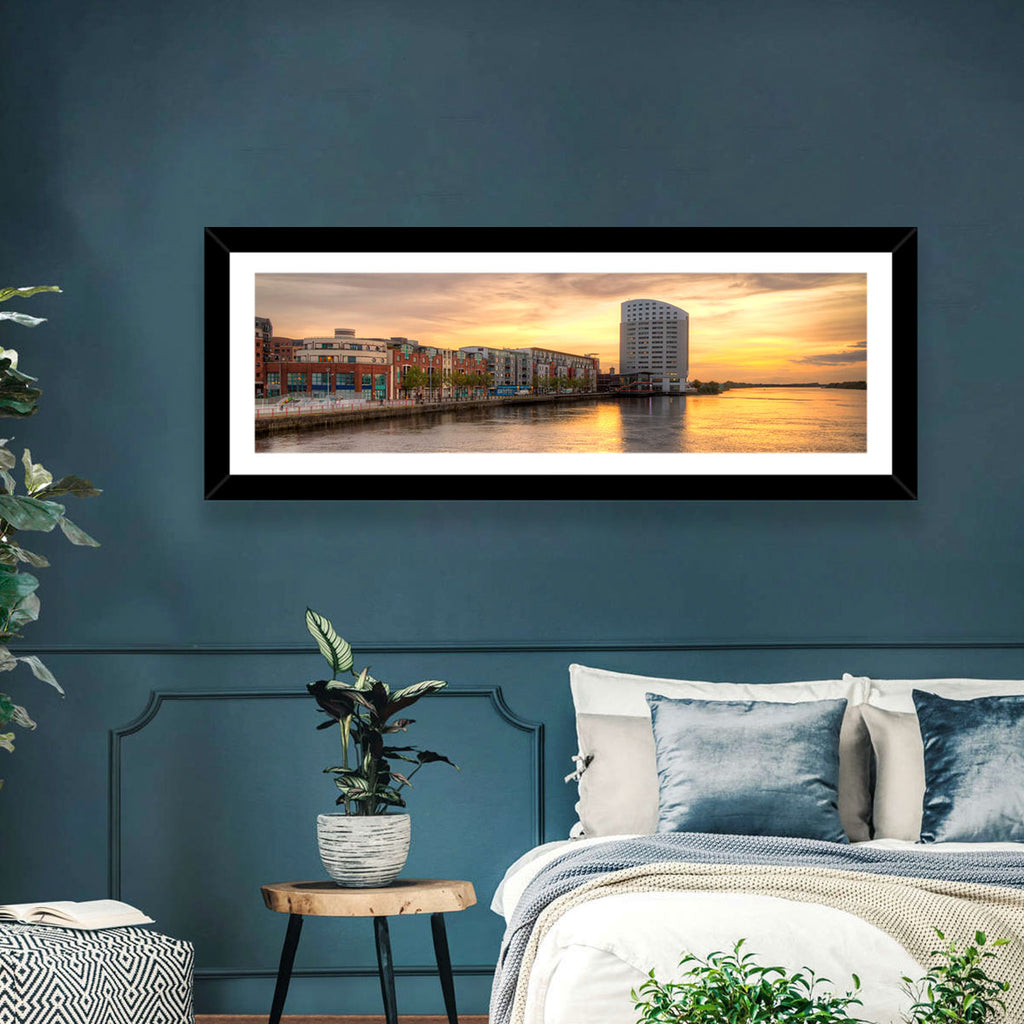 Limerick Riverside at Dusk Wall Art