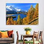Silsersee Autumn Vista Wall Art