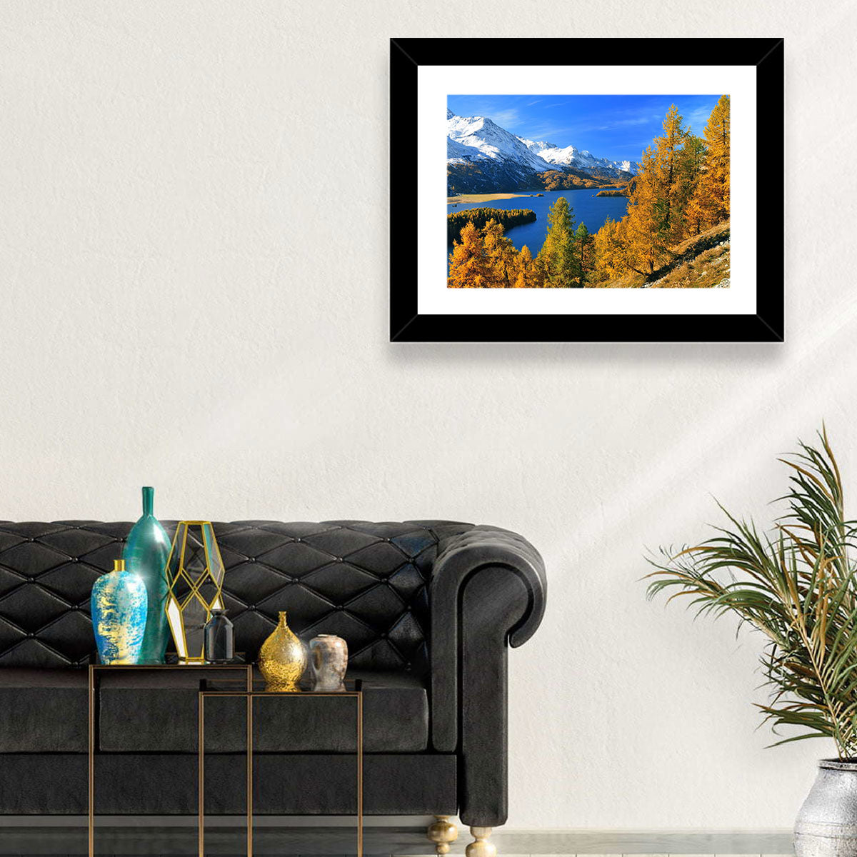 Silsersee Autumn Vista Wall Art