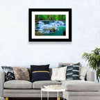 Huay Ma Khamin Erawan Waterfall Wall Art