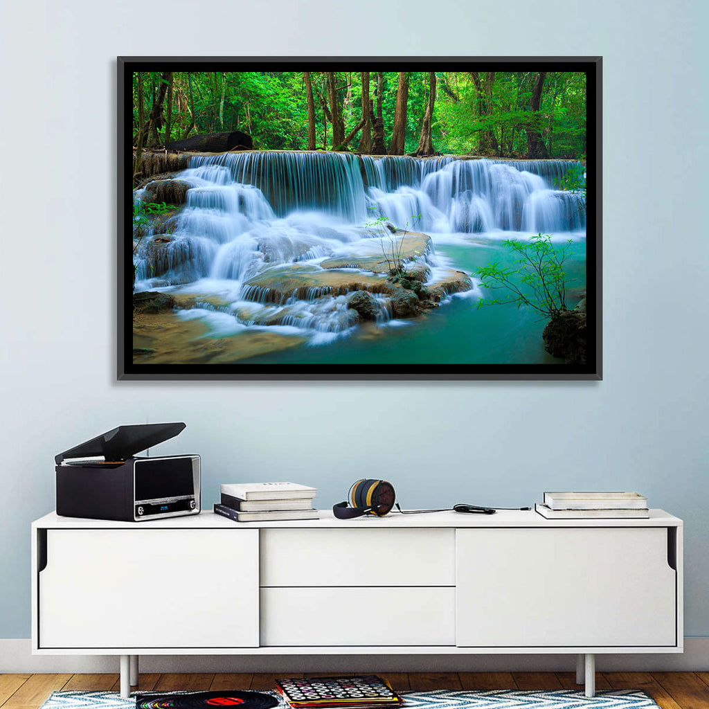 Huay Ma Khamin Erawan Waterfall Wall Art