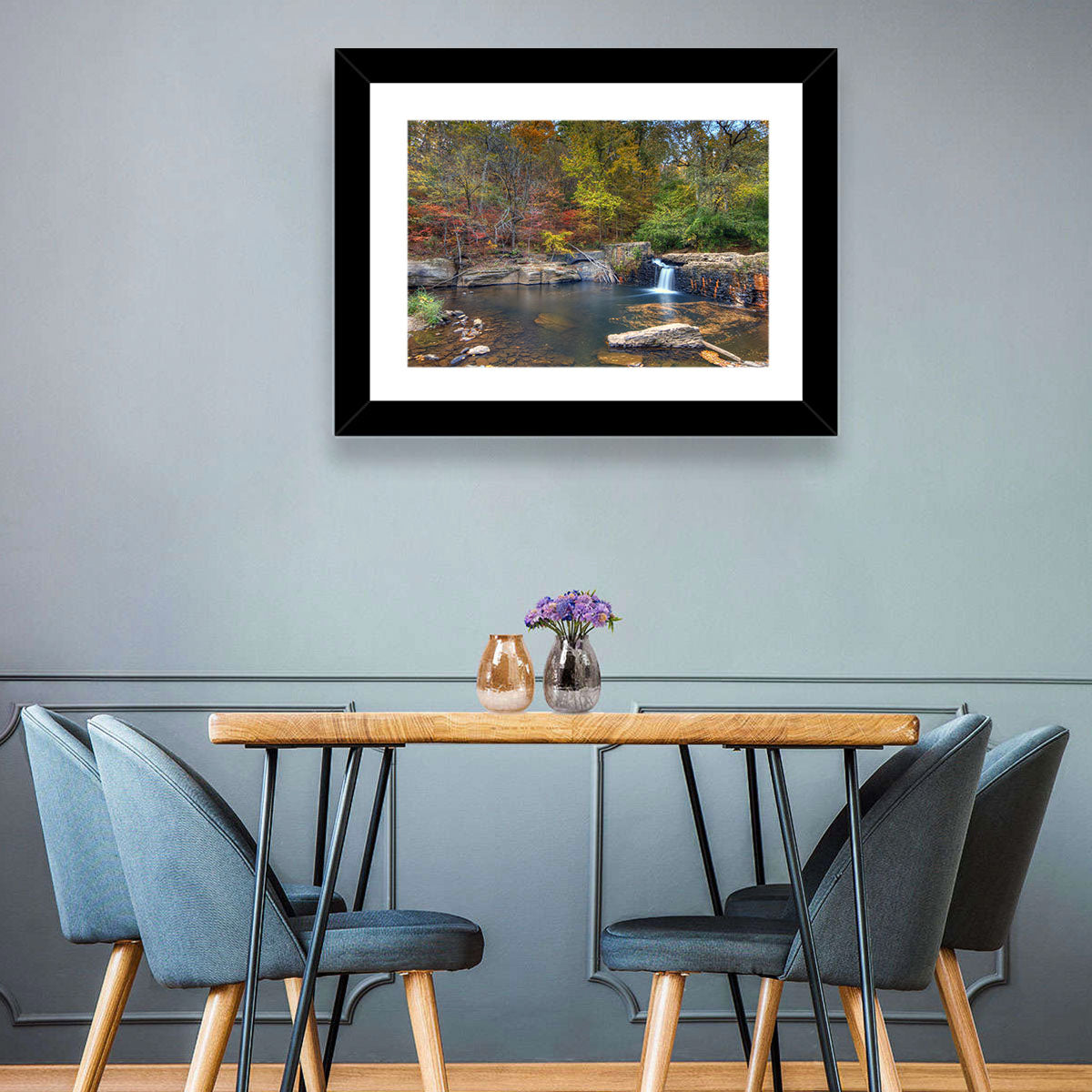 Freeman Mill Stone Dam Pond Wall Art