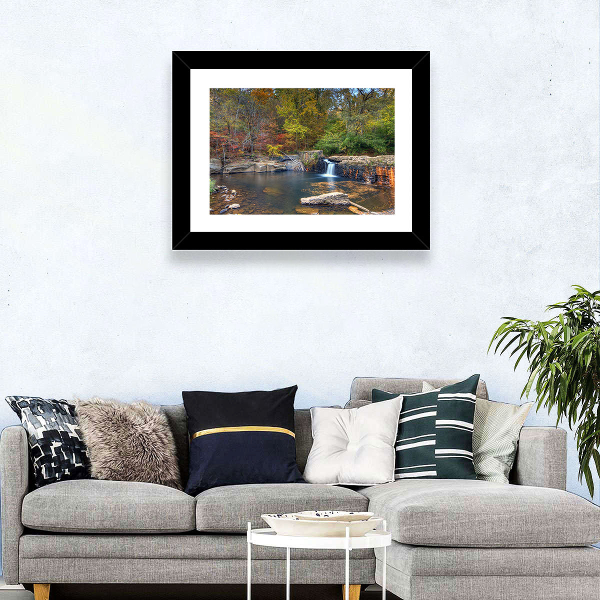Freeman Mill Stone Dam Pond Wall Art