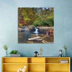 Freeman Mill Stone Dam Pond Wall Art