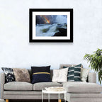 Rainbow Over Rushing River Wall Art