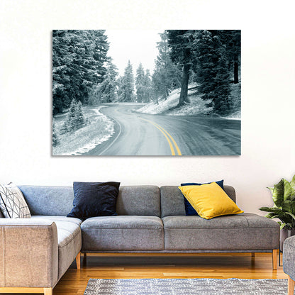 Snowy Highway Wall Art