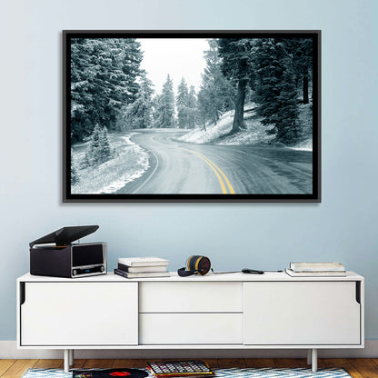 Snowy Highway Wall Art